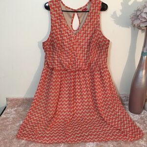 Ruby Rod Double layers Chiffon Tank dress